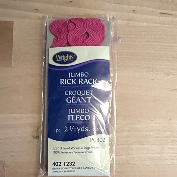 Simplicity Red and Multicolor Rick Rack Collection - Picture 4 of 6